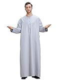 Kuendrem Saudi Arabisch Thobe Herren Kaftan Abaya Robe Dubai Muslim Kleid UAE Eid Jubba Nahen Osten Ramadan Abaya Jilbab Gr. XX-Large, g