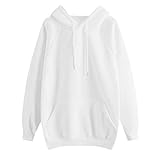 Pianshanzi Pullover Damen Langarmshirt Sweatshirt Bluse Tops Schwarz Oberteile Herbst Winter Langarm Rundhals Pulli Casual Hoodie Mode Frauen Bluse Elegante Sweater Teenager Mädchen Oberteil Tunik