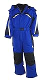 Fortuna F. Schneeanzug Schneeoverall Winteranzug Skianzug SKIOVERALL Winter Kinder 116-140 M33 (blau, 134)