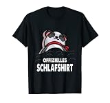 Offizielles Schlafshirt Pyjama Pandabär Bär Panda Geschenk T-S