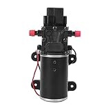 12V 100W Membranpumpe, Chemische Pumpe Wasserdruckpumpe Tragbare Pumpe Mechanisches Zubehör Selbstansaugende Hochdruckpumpe für Boote, Yachten, Wohnwagen, Camping