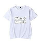 AHDSJDG Given Kurzarm Unisex Drucken Sato Mafuyu Bequeme Freizeitkleidung Uenoyama Ritsuka Sportswear Fashion Nakayama Haruki T-Shirt Oberteil Mit Rundhalsausschnitt Comics Cosplay