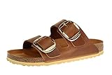 BIRKENSTOCK Damen Arizona Big Buckle Peeptoe Sandalen, Braun (antique brown), 40 EU