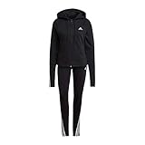adidas Damen Cotton Energize Trainingsanzug, Black, M