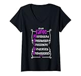 Damen Meike - beste Tante T-Shirt mit V