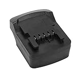 Jabroyee Akku-Konverter, praktischer tragbarer ABS-Batterie-Adapter, Konverter mit Batterieschloss für Hitachi 18 V Akku, Konvertierung für Metabo 18 V Akku, Elektrowerkzeug