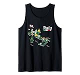 Italien Karte - Bella Italia Urlaub Italienische Landkarte Tank Top