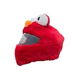 Binle Helm-Überzüge, niedliches Motorrad-Plüsch-Vollgesichts-Helmüberzug, für Weihnachten, Party, Gastgeschenk, Festival, Atmosphäre,
