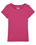 Damen T-Shirt Barcelona Rundhals Rosa - S