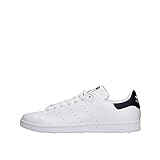 adidas Unisex-Erwachsene Stan Smith Basketballschuhe, Weiß (Running White/New Navy), 43 1/3 EU