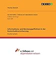 Informations- und Beratungspflichten in der Restschuldversicherung