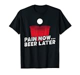 Lustiges Beer Pong Party Trinkspiel Design T-S