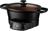 Russell Hobbs Multikocher 6,5l [digitales Display] 8 Kochfunktionen (Schongarer, Slow Cooker, Dampfgarer, Reiskocher, Bräter, Sous Vide Garer, Kocher, Warmhaltebehälter)Spülmaschinengeeignet 28270-56