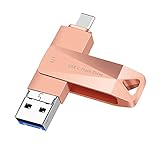 LXUC USB-C-Flash-Laufwerk, 1 TB, 1000 GB, USB 3.0, für Handy, Foto, MacBook Pro, USB C, High-Speed-Datenspeicher-Laufwerk für Android-Handys, Computer und Tablets, Pink