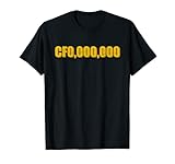 CF0.000.000 CFO Chief Financial Officer Funny Finance T-S