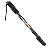 K&F Concept 171cm Aluminium Einbeinstativ für DSLR Kamera DV Camcorder，leichter Monpod Spazierstock Bergstock mit Trag