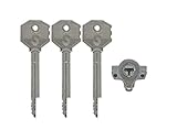 Einbausicherung Set 1 ES +3 Schlüssel 50mm (einzelschliessend) lose verpack