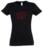 Urban Backwoods Dark Unfound Symbol Damen T-Shirt Schwarz Größe M
