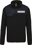Coole-Fun-T-Shirts Feuerwehr - Fleecejacke - reflektierende Folie Navy Gr.L