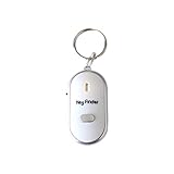 MEILUAIMU Kabelloser Pfeifensensor-Schlüsselfinder Smarter Schlüsselfinder Anti-verlorener Pfeifensensor Schlüsselanhänger-Tracker LED-Pfeifen-Clap-L