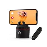Pivo Pod Red mit Fernbedienung - 360° Auto-Tracking Handyhalterung - Freihändig Fotos & Videos Selfie Vlogs Gesicht & Körper-Tracking