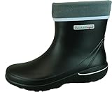 Bockstiegel Kinder Gummistiefel Finn mit Fleecefutter, schwarz/grau, gr. 38