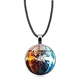 Augen-Halskette Brillen-Anhänger Anime-Halskette Herren- Und Damen-Halsk