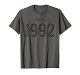 Vintage 1992 Shirt 30 Jahre alt Damen Herren Retro 30 T-S