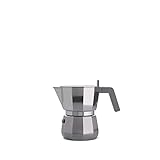 Alessi DC06/3 Espressokocher Aluminium, Silb