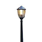 GUOCC Kreativ Viktorianische antike outdoor solar straße beleuchtung wasserdicht garten light europäischen landschaftspfad lampe retro post high pol lampe patio dekor rasen straße laterne säulenb