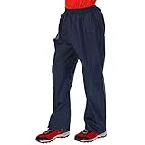 Regatta Unisex-Adult Pack It O/TRS Over Trousers-Midnight, Size 9-10, 9 Years, Midnight, 9 Y