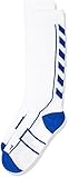 Hummel Kinder Socken Tech Indoor Socks High, White/True Blue, 8 ( 32 - 35 ), 21-075-9368