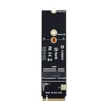 OVBBESS Drahtlos M.2 A+E Key Slot auf M.2 M Key WiFi für AX200 9260 Bcm94352Z Karte NVMe PCI Express SSD