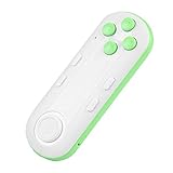 Drahtloser Bluetooth-Gamecontroller mit ergonomischem Design, tragbarer Bluetooth 3.0-Game-Fernbedienungs-Joystick für Betriebssysteme, Android-Smartphones/PC (weiß/grün)