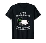 Ich bin Programmierer Ich mache Computer Coder Geschenke Lazy Cat Lover T-S