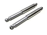 Stoßdämpfer Set 260mm 26cm Grau Chrom für Zündapp Hercules Kreidler Mofa Moped Mokick