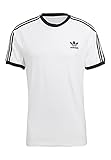 adidas Herren 3-stripes Tee T Shirt, Weiß, S EU