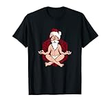 Wellness, Weihnachten, Yoga Weihnachtsmann Meditation T-S