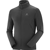 Salomon Outrack Herren Midlayer Jacke Trailrunning Wandern, Black, L