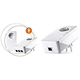 Devolo – Netzwerkadapter Magic 2 LAN Triple, Starter-Set, Ethernet, weiß & Magic 2 – 2400 LAN Single Adapter: Weltweit schnellster Powerline-Erweiterungs-Adapter für Hochgeschwindigkeits-Heimnetzwerk