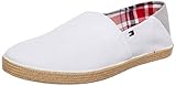 Tommy Hilfiger Herren Easy Summer Slip ON Espadrille, weiß, 42 EU