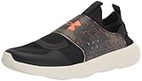 Under Armour Men's Runplay Pop Camo Road Running Shoe, Black (001)/Blaze Orange, 9.5