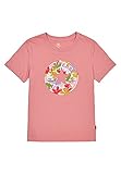 Converse T-Shirt Damen Flower Patch Graphic Tee 10022172 Pink Quartz 651 Rosa, Größe:S