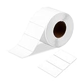 LECOKIT 1000 Klebeetiketten weiß Etiketten selbstklebend (6x3cm) Ablösbare Haushaltsetiketten, Tiefkühletiketten Aufkleber,Universal Etiketten für Büro Küche Vorratsboxen und -g