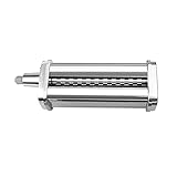 JUSTPENGHUI Haushaltsmischer Pasta- Maschine Edelstahl Spaghetti Roller Vertikal Typ Mischer Befestigung Ersatz für KitchenAid, Dick/Dünn/Sheet Typ Teile Ersatz (Color : Thick Type)