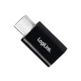 LogiLink 3.0 USB C Bluetooth 4.0 EDR Adapter Stick Dongle Class 1 Windows/Mac inkl. Software IVT BlueSoleil 10.0 - geringer Stromverb