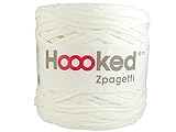 Hoooked Zpagetti T-Shirt-Garn, Baumwolle, 120 m, 700 g, weiß