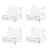 PandaHall 6 Pack Acryl Buch Staffelei Buch Display Ständer Broschüre Bild Handy Staffelei Ständer Kunstwerk Ständer Inhaber Organizer Träger (3.1x2.7x2.3