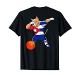 Dabbing Pit Bull Dog Cuba Basketball Fans Trikot Cuban Sport T-S
