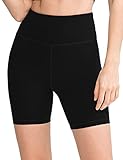 ELF KUCKUCK Sporthose Damen Kurz Hose, Kurze Leggings Damen Radlerhose Sport Shorts, Schwarz S